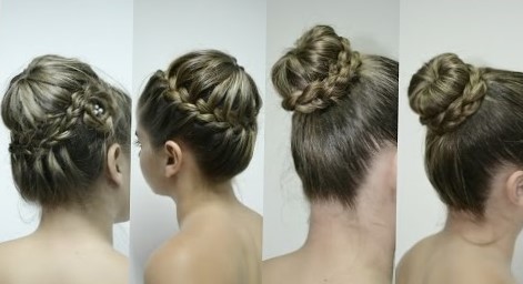 Причёски с бубликом на длинные волосы Причёски с бубликом на длинные волосы