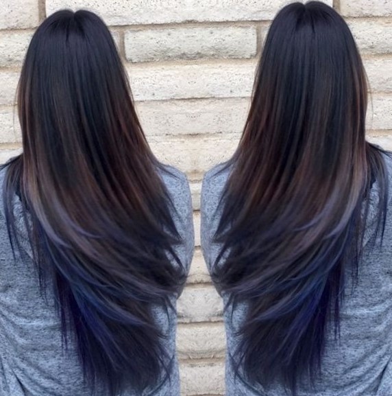 Красивое окрашивание волос для брюнеток Красивое окрашивание волос для брюнеток