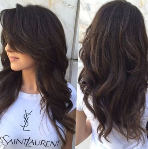 прическа каскад на длинные волосы прическа каскад на длинные волосы