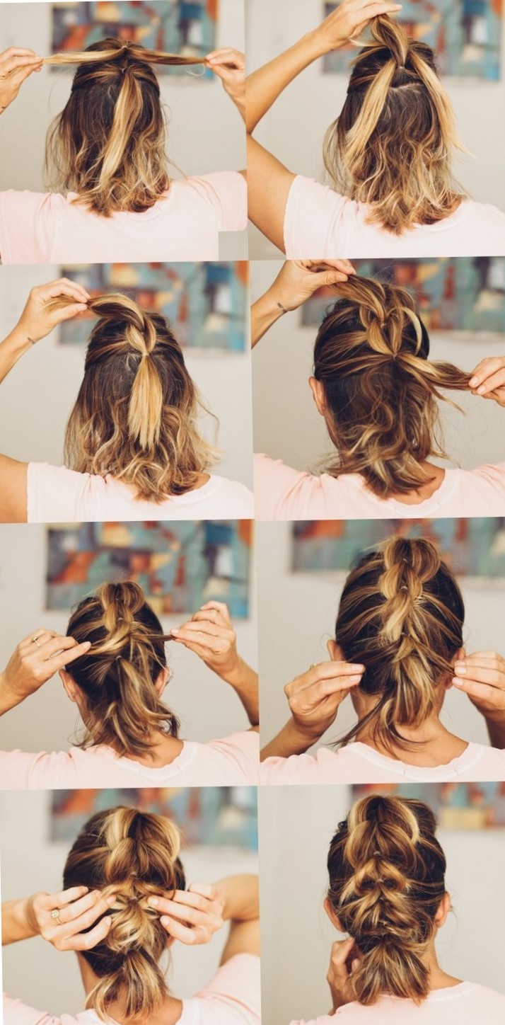 Прически для тонких волос - пошаговое фото Прически для тонких волос - пошаговое фото