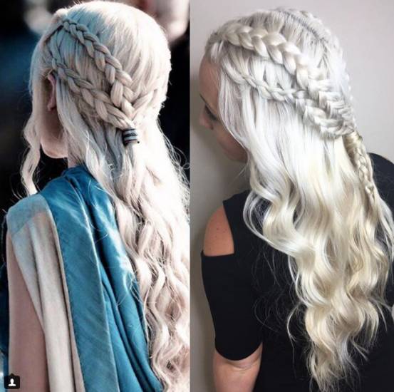 Прическа Дейнерис из сериала "Игра престолов" - все образы персонажа