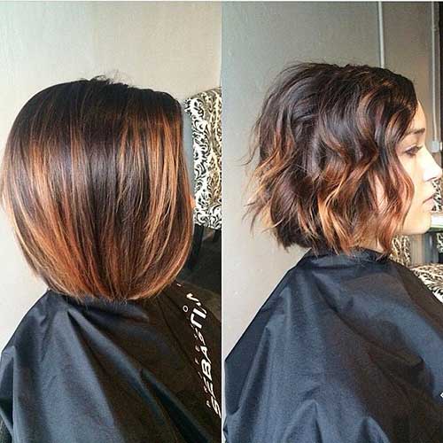 Мелирование на длинные, средние и короткие темные волосы