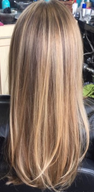 Красивое окрашивание светлых волос Красивое окрашивание светлых волос