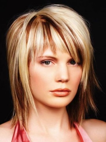 Рваные стрижки на средние волосы Рваные стрижки на средние волосы