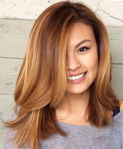 Стрижка каскад на средние волосы без челки Стрижка каскад на средние волосы без челки