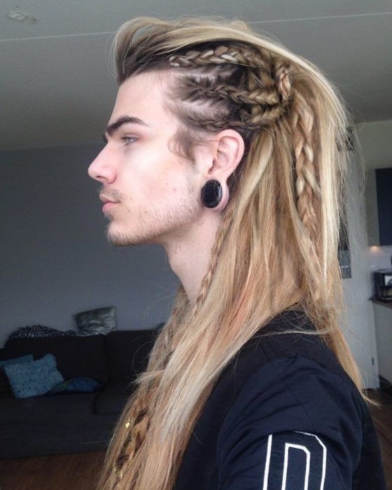 Мужские прически с длинными волосами Мужские прически с длинными волосами