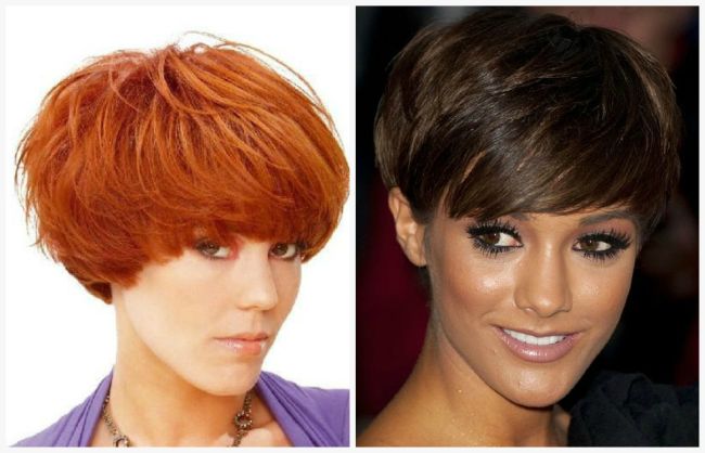 Женская стрижка шапочка на средние волосы - фото