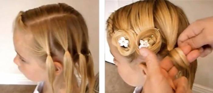 Прически на выпускной в детский сад Прически на выпускной в детский сад