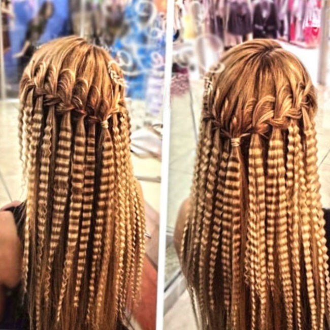 Прически с гофре Прически с гофре