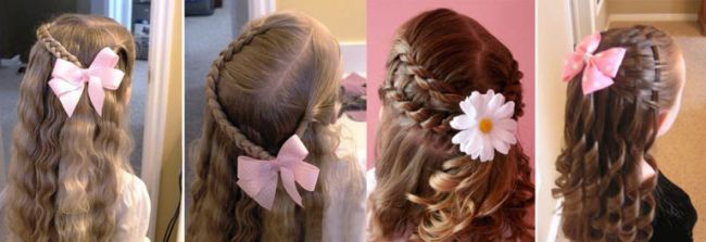 Лучшие прически на 1 сентября для девочек