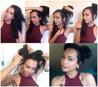 Разнообразные прически для девочек на средние волосы