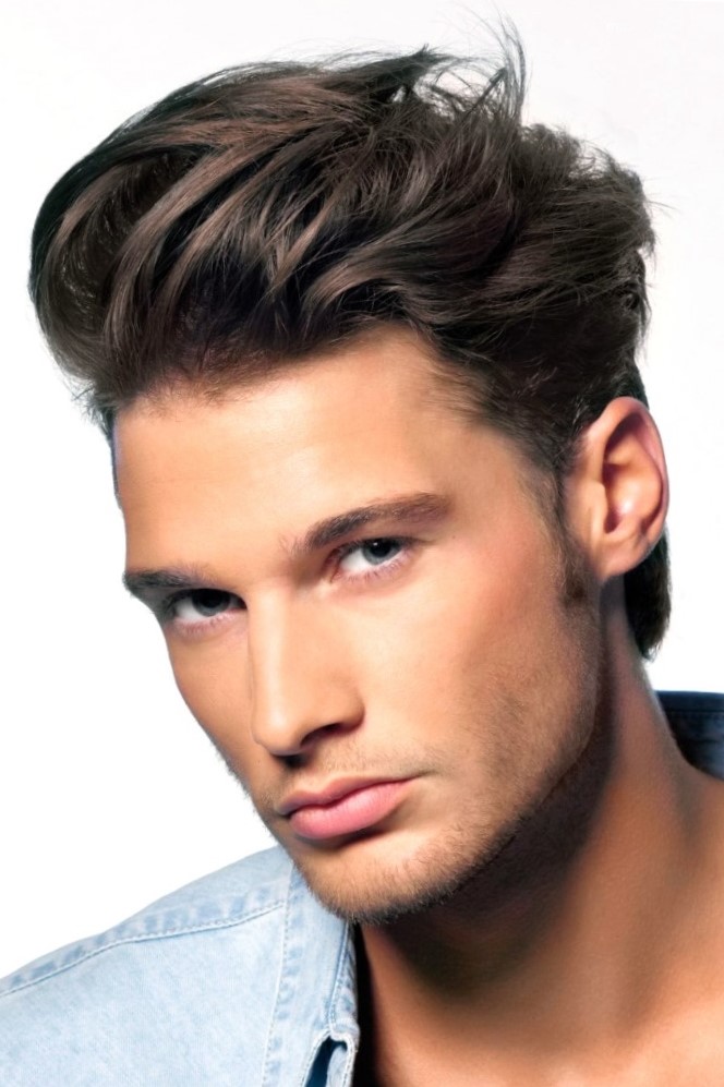 Мужская прическа стиляга Мужская прическа стиляга