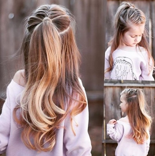 Самые простые прически для девочек на длинные волосы Самые простые прически для девочек на длинные волосы