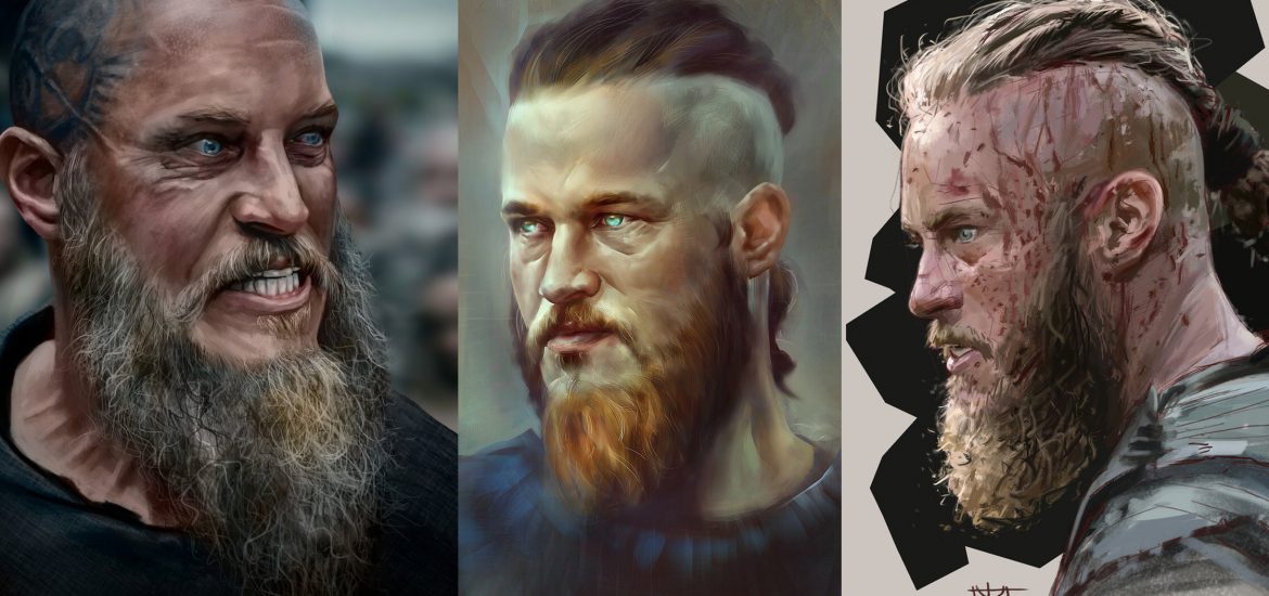 Прическа Рагнара Лодброка из сериала «Викинги»