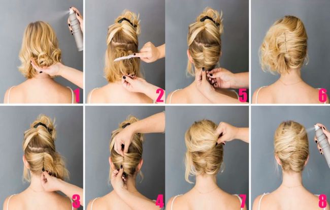 Прически на короткие волосы в домашних условиях - красивые и простые укладки
