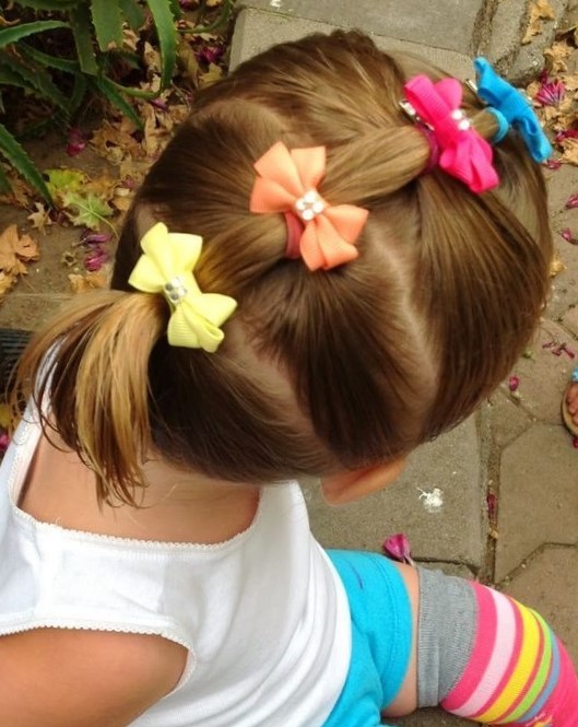 Прическа для девочки в садик за 5 минут лёгкая красивая Прическа для девочки в садик за 5 минут лёгкая красивая