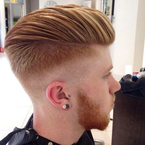 Мужские прически с зачесом назад - фото, название