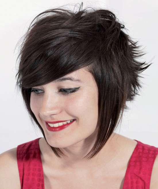 Женские стрижки на средние волосы без укладки