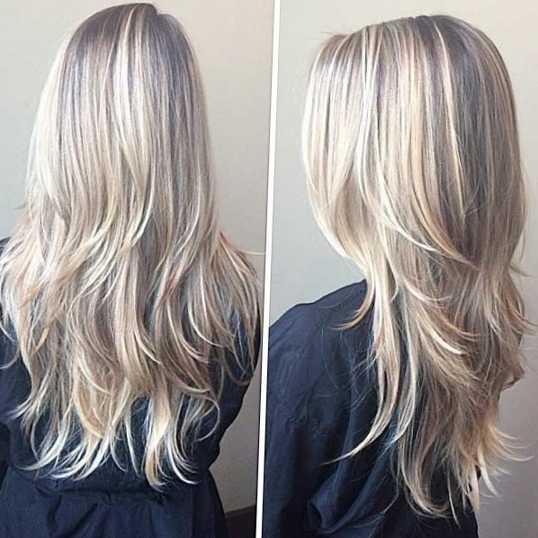 Стрижка лесенка на длинные волосы Стрижка лесенка на длинные волосы