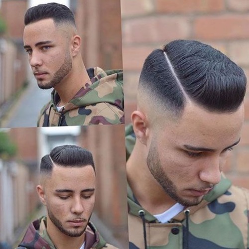 мужские прически с пробором мужские прически с пробором