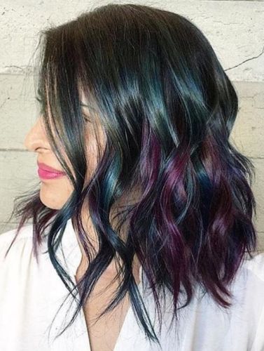 Креативное окрашивание волос омбре Креативное окрашивание волос омбре