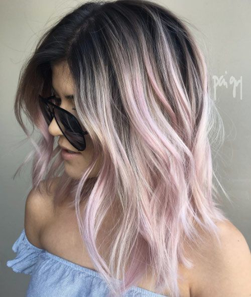 Мелирование на длинные, средние и короткие темные волосы