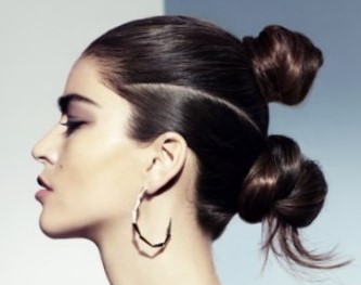 Прическа два пучка Прическа два пучка