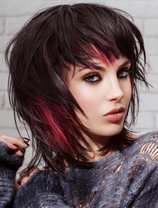 Стрижка на средние волосы придающая объем Стрижка на средние волосы придающая объем