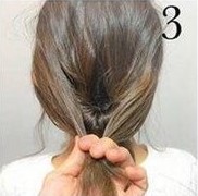 Греческая прическа на средние волосы шаг 3 Греческая прическа на средние волосы шаг 3