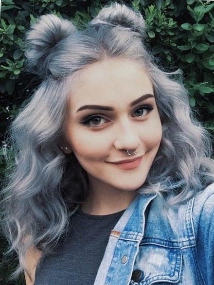 Прическа два пучка Прическа два пучка