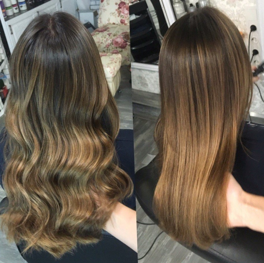 Окрашивание шатуш на темные волосы Окрашивание шатуш на темные волосы