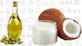 Кокосовое и оливковое масла для волос Кокосовое и оливковое масла для волос