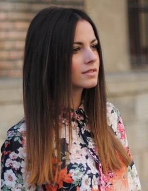 Омбре на темные волосы Карамельное, медовое и коньячное окрашивание омбре на темные волосы