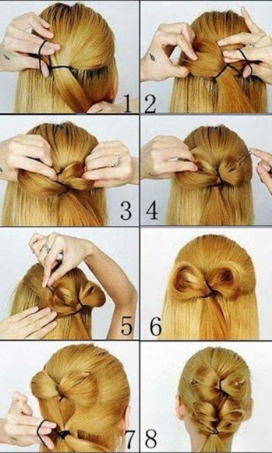 Разные виды плетения кос с резинками - топ 10 причесок с помощью резинок