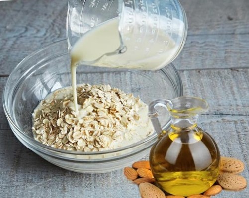 Маска для волос с миндальным маслом Маска для волос с миндальным маслом