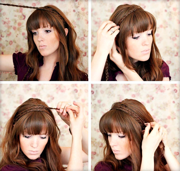 Модные и красивые прически с челкой 2022