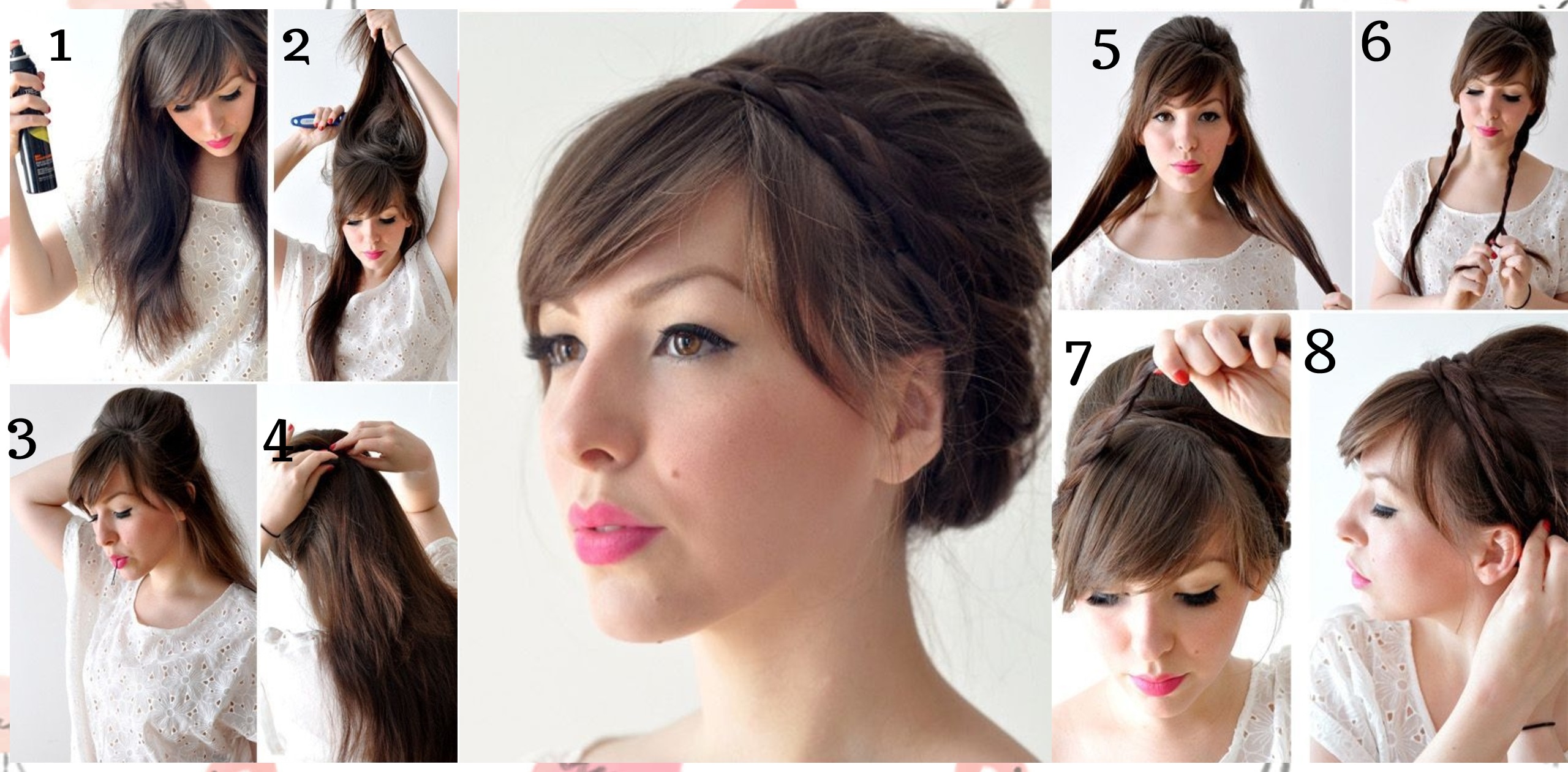 Модные и красивые прически с челкой 2022