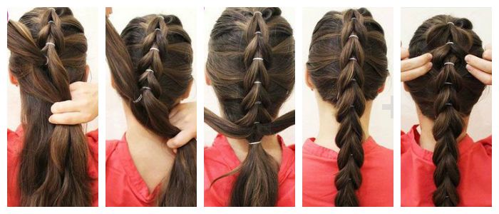 прически с резинками для девочек прически с резинками для девочек