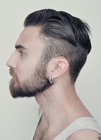 Мужская стрижка на средние волосы андеркат Мужская стрижка на средние волосы андеркат