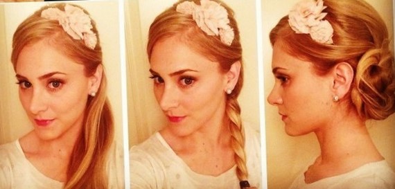 Популярные летние прически с яркими аксессуарами