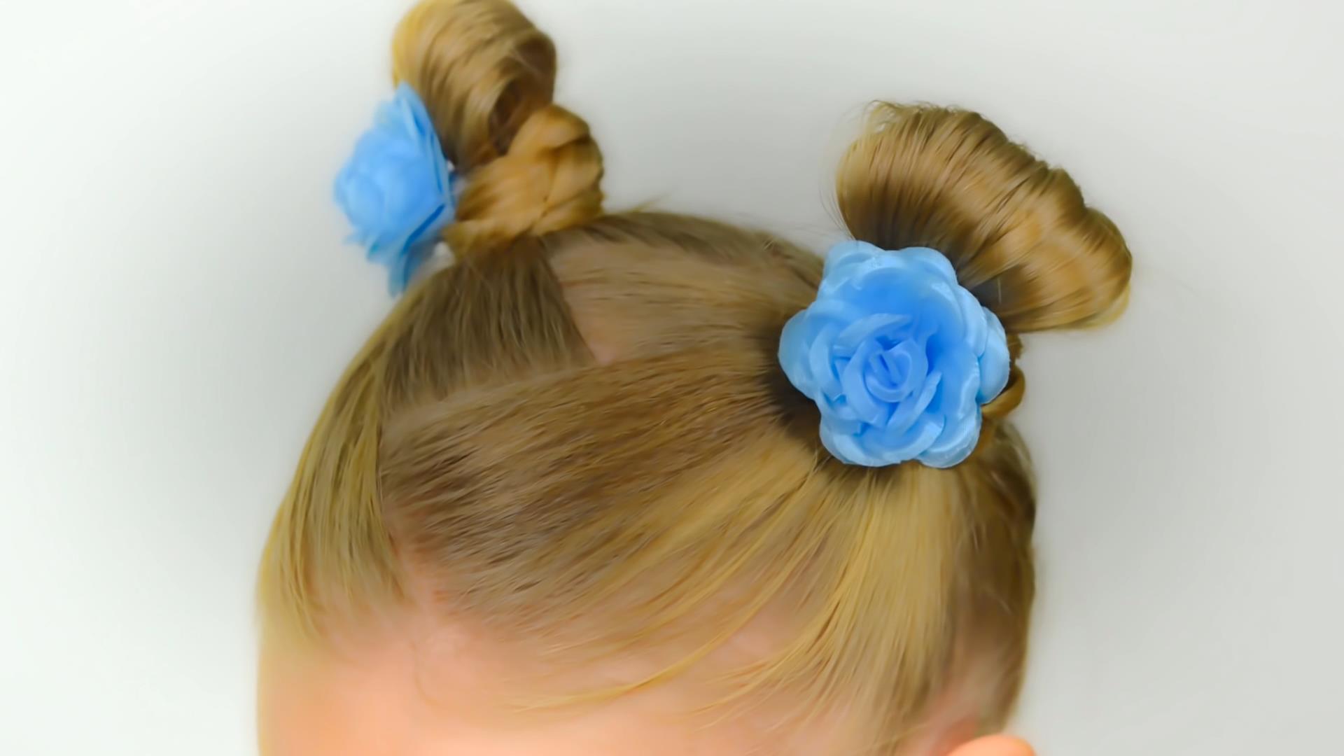 Прическа для девочки в садик за 5 минут лёгкая красивая Прическа для девочки в садик за 5 минут лёгкая красивая