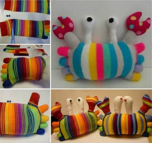 Вариант создания краба из носка