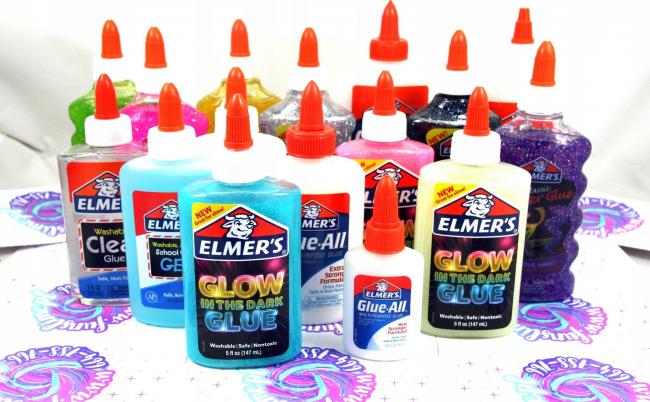 Разновидности блестящего клея