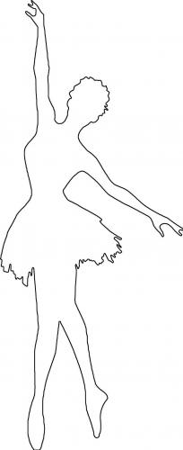 Эскиз балерины дергунчика