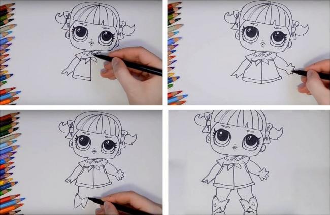 Как нарисовать ЛОЛ поэтапно