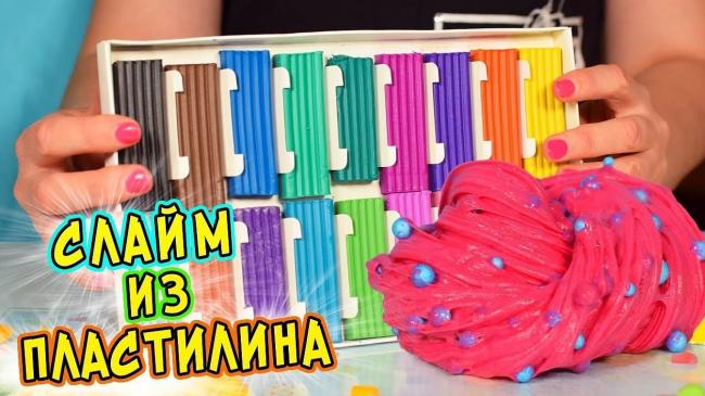 Создание слайма на основе пластилина