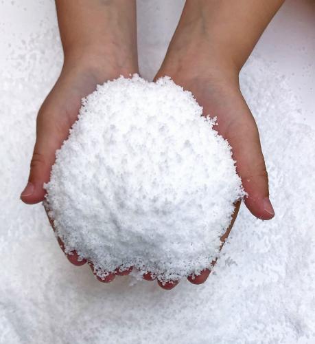 Настоящий слаймовый снежок