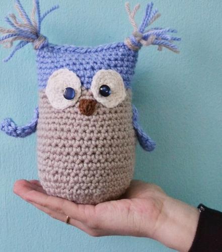 Сова из одной детали