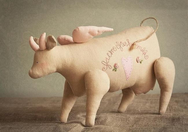 Бык ангелочек понравится любому – и взрослому, и деткам