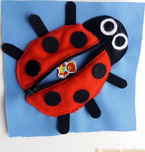 Кармашек с рисунком прост в выполнении